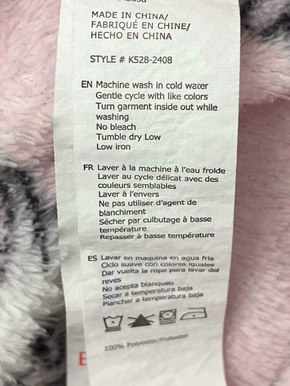 URBAN KIDS Girls Pajama Set Pink Plush Shorts M 10/12 - Picture 7 of 7